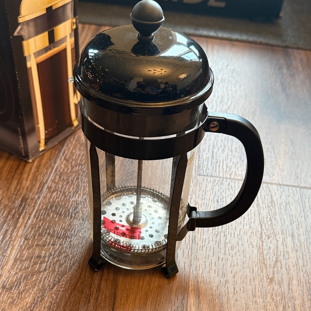 Bodum Chambord French Press Coffee Maker - Silver and Black - Picture 3 of 3
